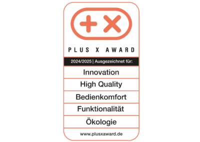 Gütesiegel Plus X Award